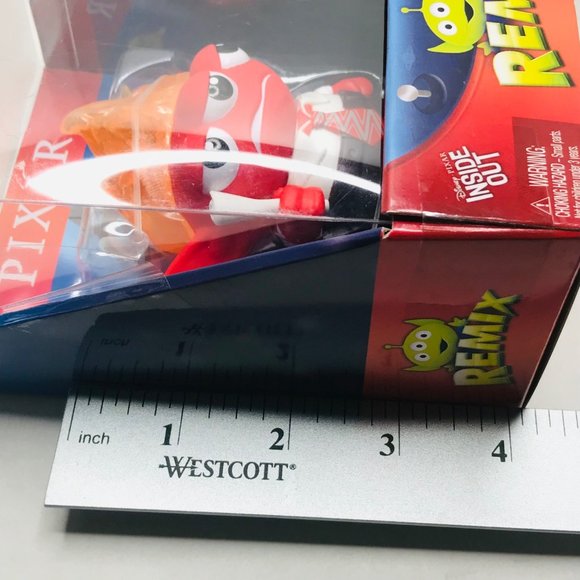 Disney Pixar Mattel Remix Alien Inside Out Anger #10 New In Package - Picture 7 of 8